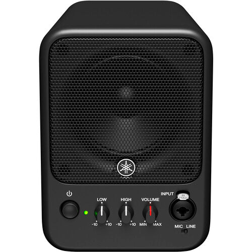 Yamaha MS101-4 Powered Monitor Speaker 30W Class-D Single in black