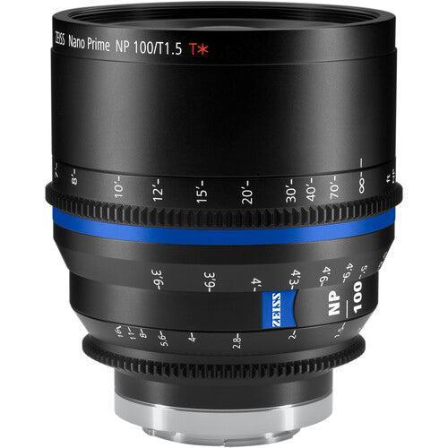 Zeiss Nano Prime 100mm T1.5 Cine Lens (Sony E, Feet)