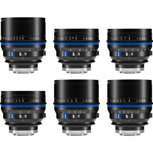 Zeiss Nano Prime 6-Lens Set (Sony E, Feet)