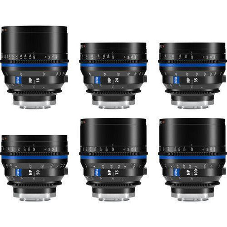 Zeiss Nano Prime 6-Lens Set (Sony E, Feet)