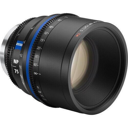Zeiss Nano Prime 75mm T1.5 Cine Lens (Sony E, Feet)