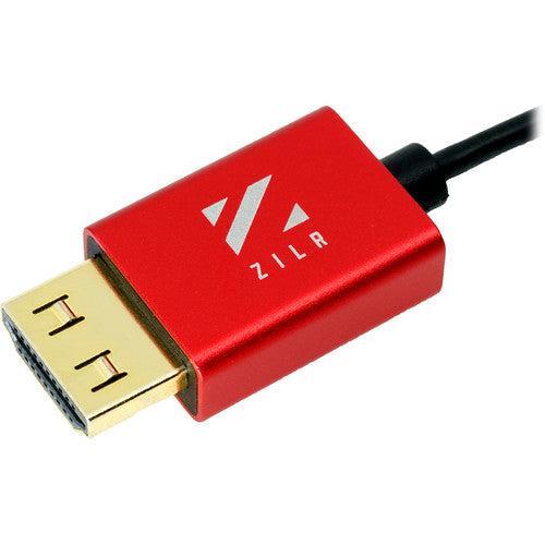 ZILR 45cm Hyper Thin Ultra High-Speed HDMI Cable with Ethernet