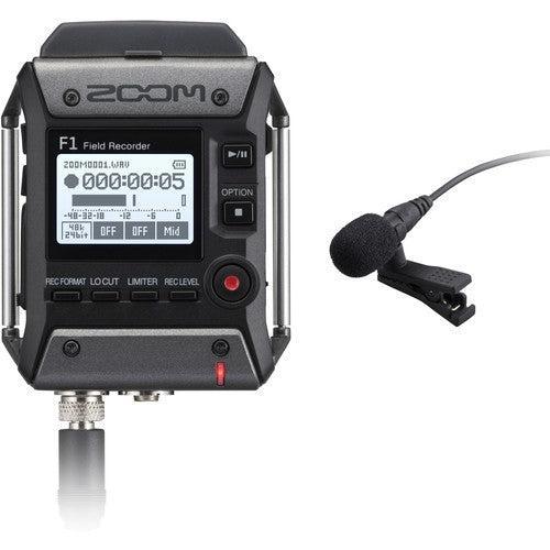 Zoom F1 Field Recorder + Lavalier Microphone