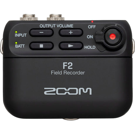 Zoom F2 Ultra Compact Field Recorder + Lavalier Microphone