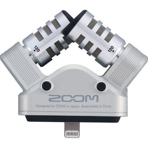Zoom iQ6 XY Microphone suits iOS Devices with Lightning Connector