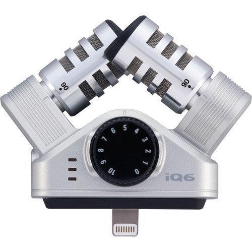 Zoom iQ6 XY Microphone suits iOS Devices with Lightning Connector