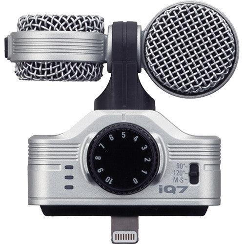 Zoom iQ7 MS Microphone suits iOS Devices with Lightning Connector