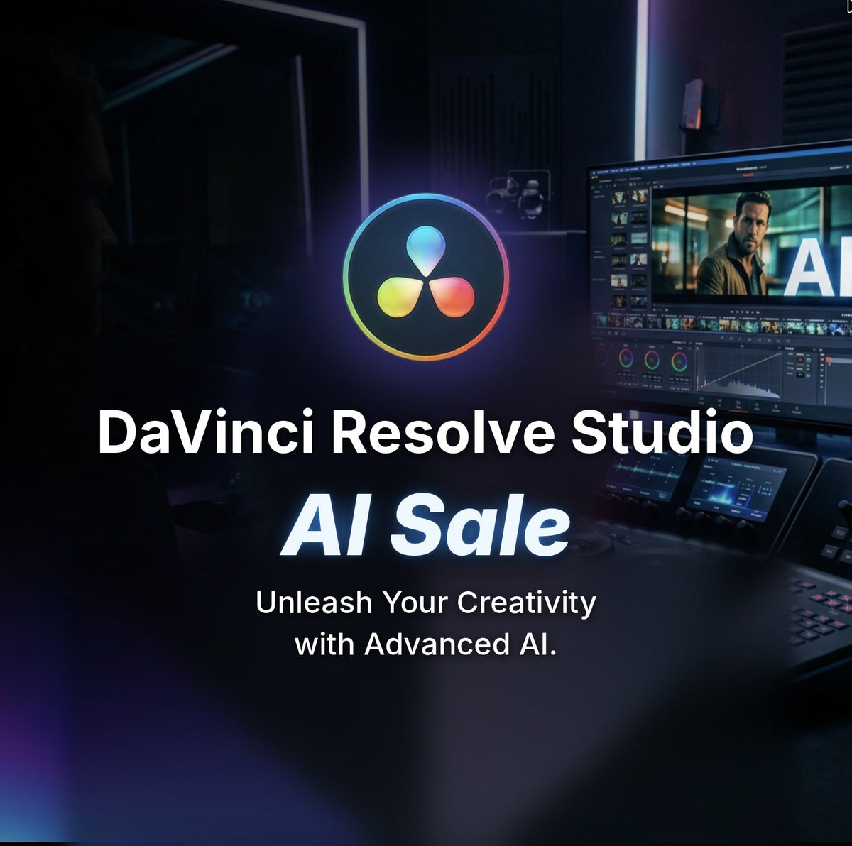 Blackmagic DaVinci Resolve Studio AI Sale