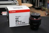 Canon EF 85mm f/1.2L II USM Lens - Demo