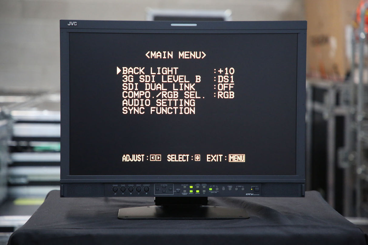 JVC DT-V24G1 3G Multi Format LCD Monitor - Preowned