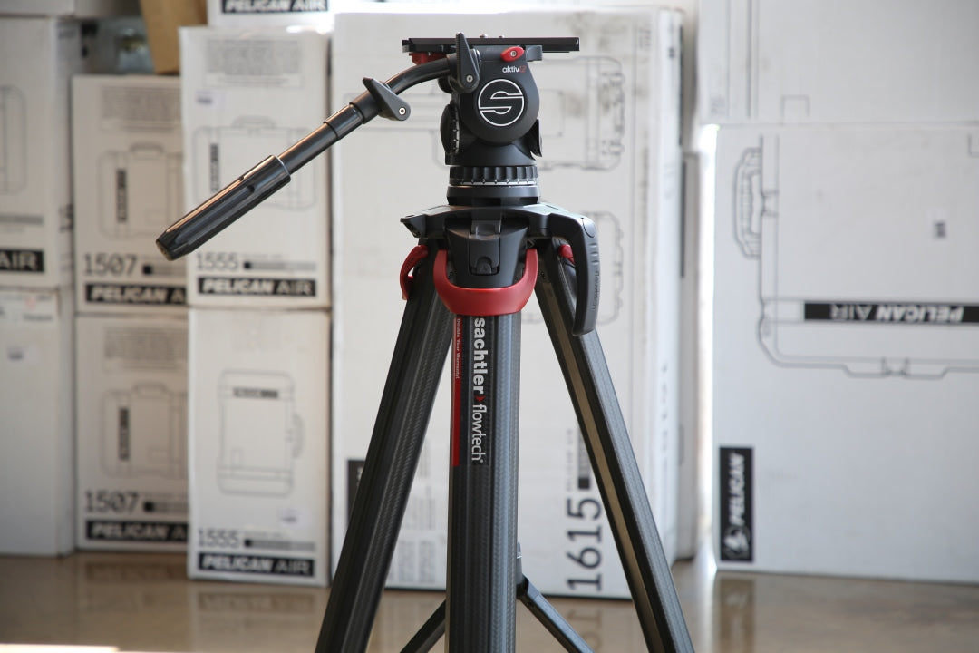 Sachtler aktiv12T Pre-Owned Head with Flowtech 100 MS Carbon Fibre Tripod