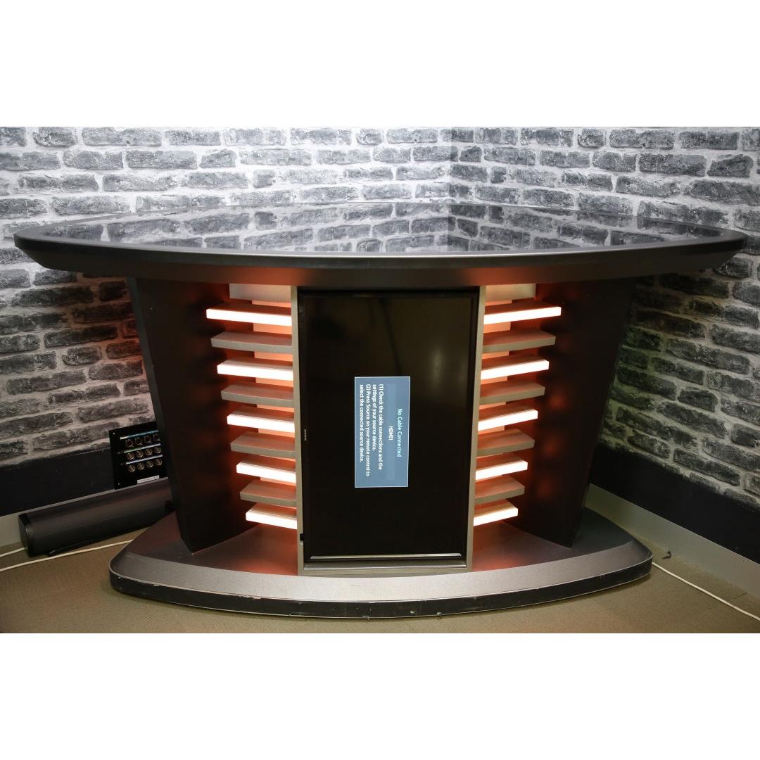Presenters desk with 32" Display and DMX Lighting - Preowned