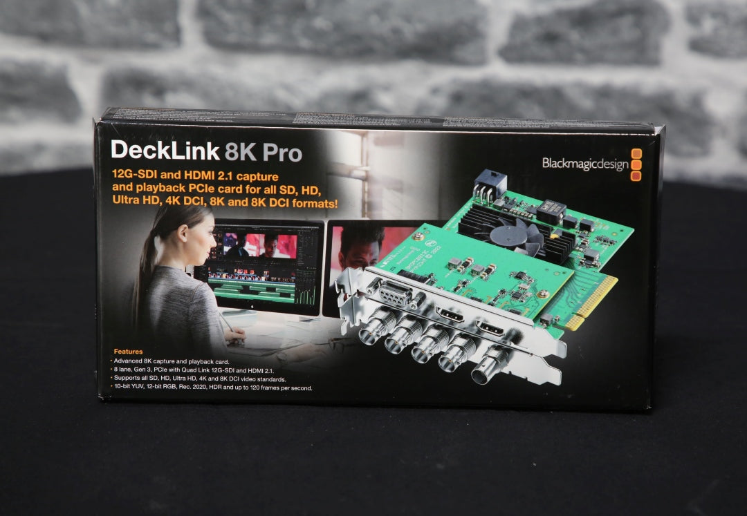 Blackmagic Design DeckLink 8K Pro G2 Capture Card - Ex Demo