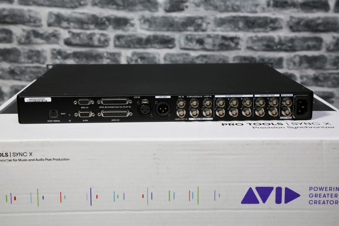 Avid Pro Tools Sync X Synchronizer and Master Clock for Audio - Ex Demo