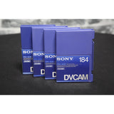 Sony PDV184N DVCAM 184 Minute Tape x4 - New