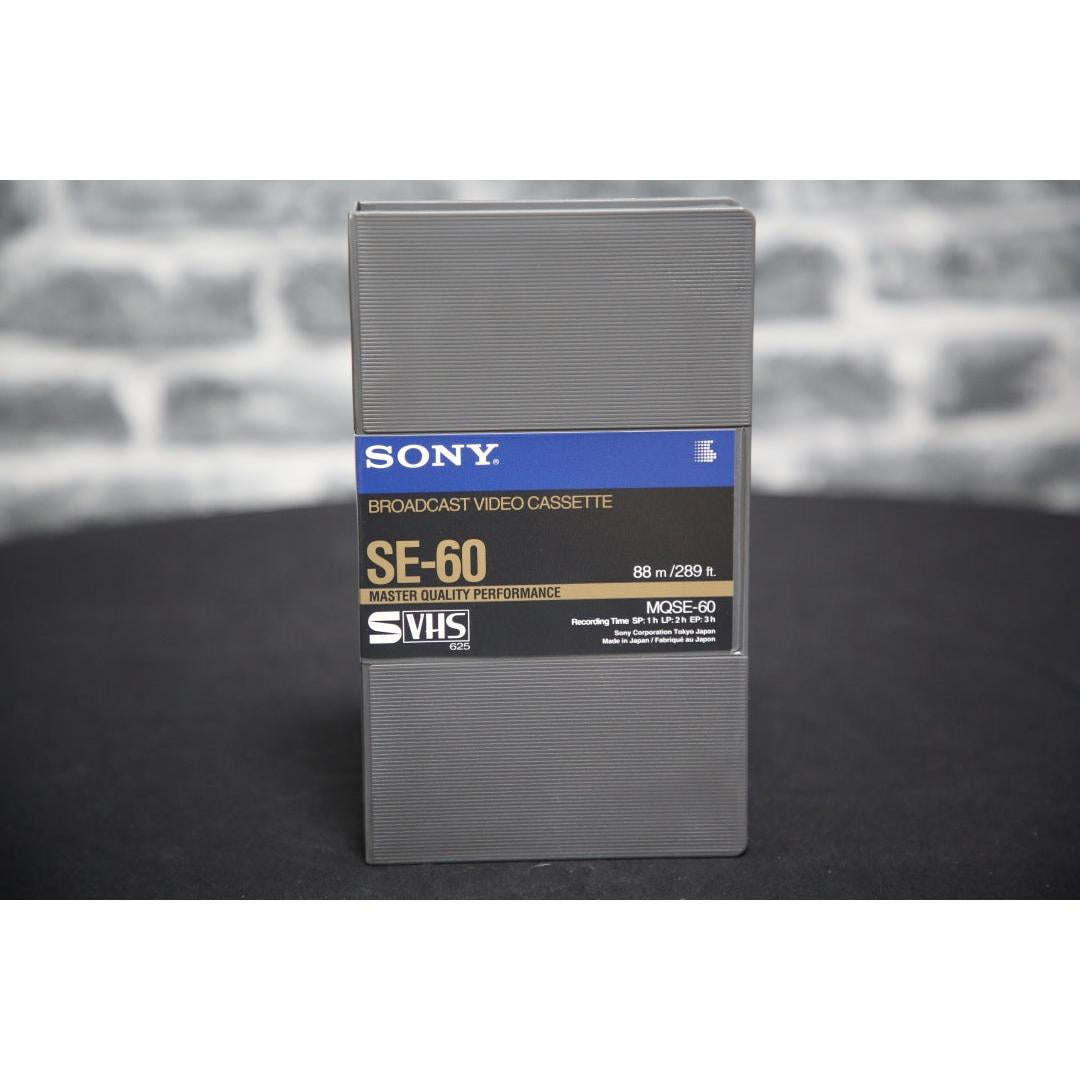 Sony Broadcast Professional SE-60 S-VHS cassette tape - New