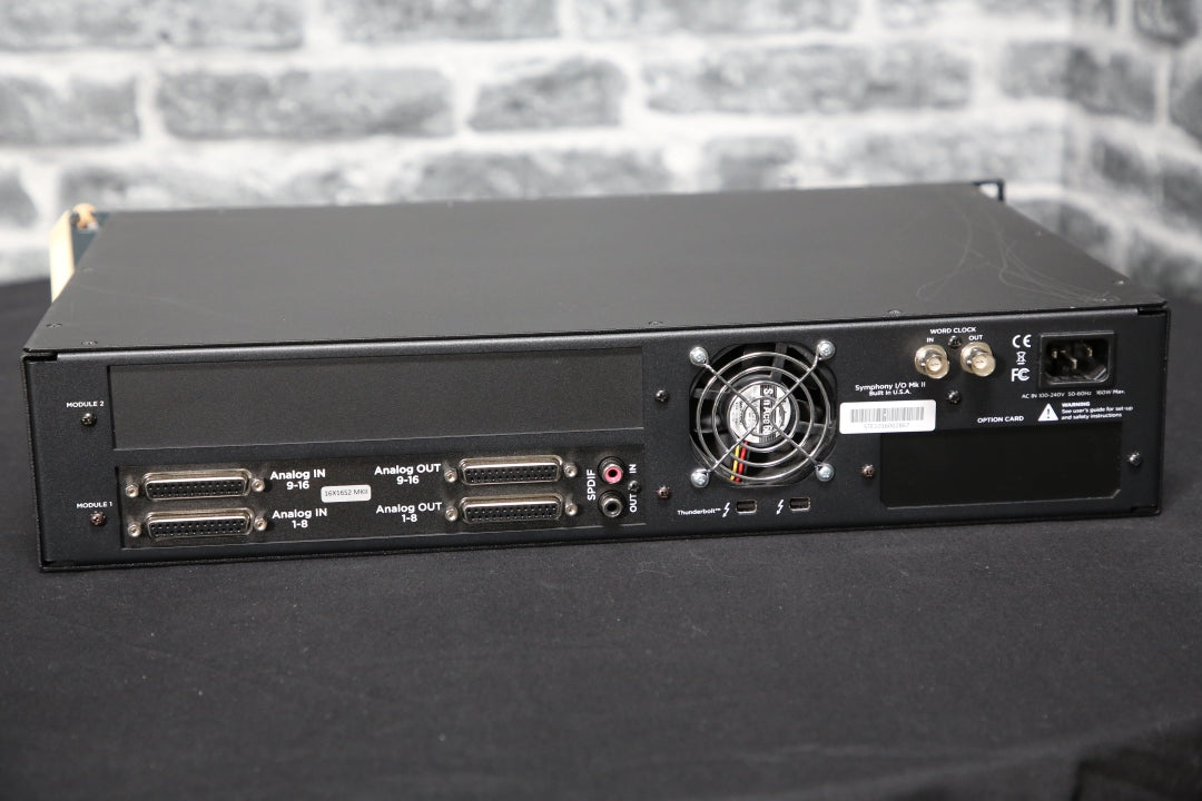 The Apogee Symphony Mk II PTHD Chassis with Analog 16X Input 16X Output - Standard Edition with Thunderbolt (Premium Preowned)