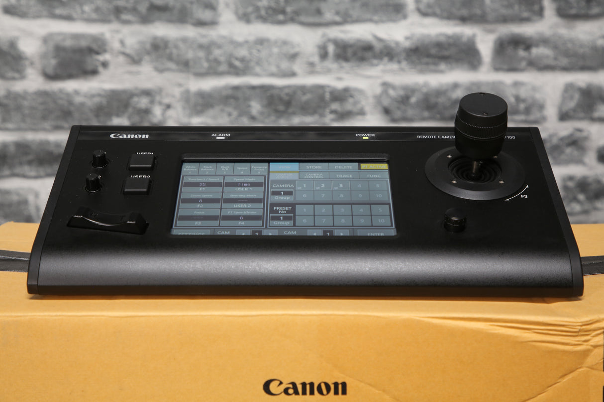 Canon RC-IP100 Touchscreen PTZ Joystick Controller - Ex Demo