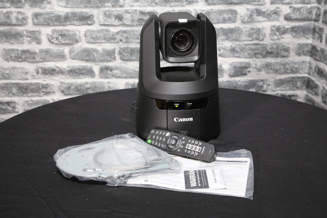 Canon CR-N500 Professional 4K NDI PTZ Camera with 15x Zoom - Satin Black - Ex Demo