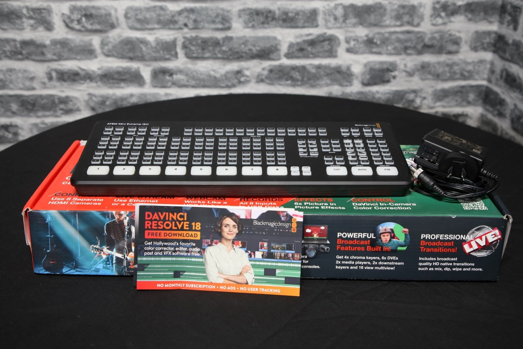 Blackmagic Design ATEM Mini HDMI Extreme ISO Live Streaming Camera Switcher - Ex Demo