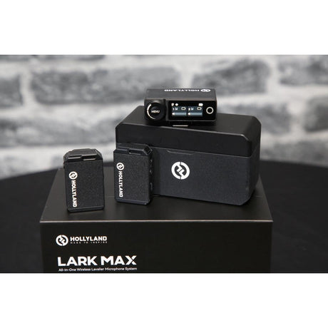 Hollyland Lark MAX DUO Professional 2 Channel Digital Wireless Microphone System - Ex Demo