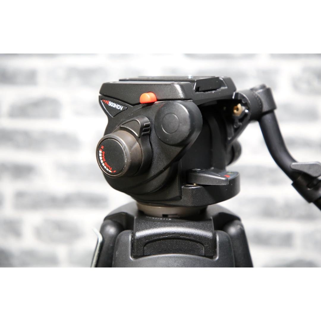 Manfrotto 525MVB Tripod Legs W/503 HDV head - Preowned