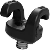 Kondor Blue Mondo Ties Cable Management Clips (Black, 10-Pack)