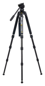 Miller AIR Solo-Q 75 Alloy 3-Stage Carbon Fibre Tripod System
