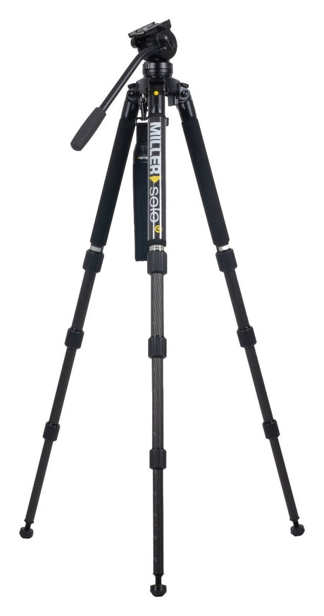 Miller AIR Solo-Q 75 Alloy 3-Stage Carbon Fibre Tripod System