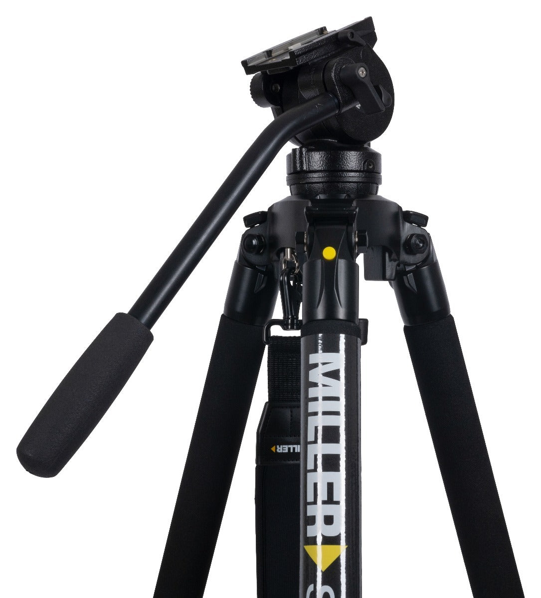Miller AIR Solo-Q 75 Alloy 3-Stage Carbon Fibre Tripod System