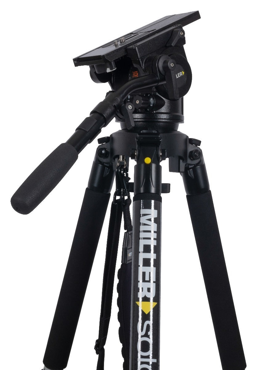 Miller Arrowx 5 Solo-Q 100 3 Stage Carbon Fibre Tripod System