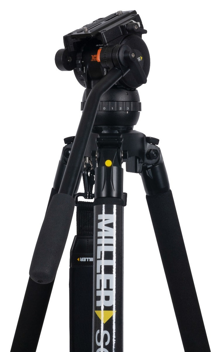 Miller CompassX CX2 Fluid Head with Solo-Q 75 3-Stage Carbon Fibre Tripod System