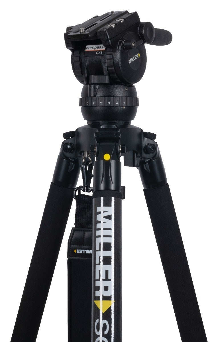 Miller CompassX CX8 Solo-Q 75 3-Stage Carbon Fibre Tripod System