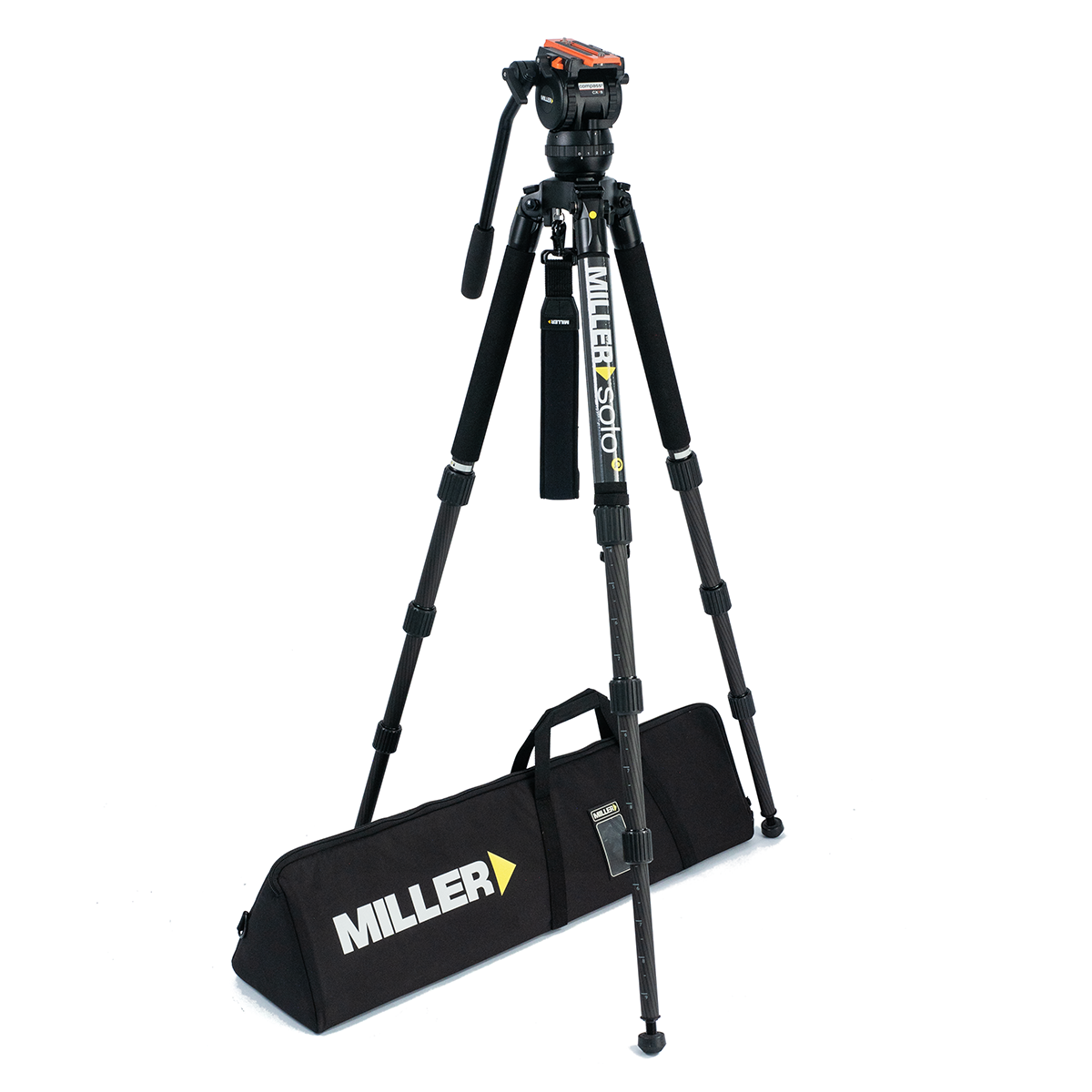 Miller Versa CXV8 Solo-Q Head with Solo-Q 75 3-Stage Carbon Fibre Tripod System