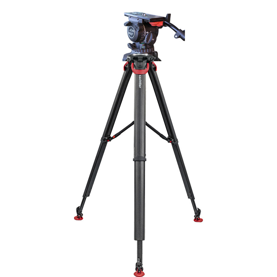 Sachtler aktiv12T Pre-Owned Head with Flowtech 100 MS Carbon Fibre Tripod