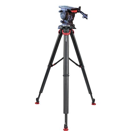 Sachtler aktiv12T Pre-Owned Head with Flowtech 100 MS Carbon Fibre Tripod