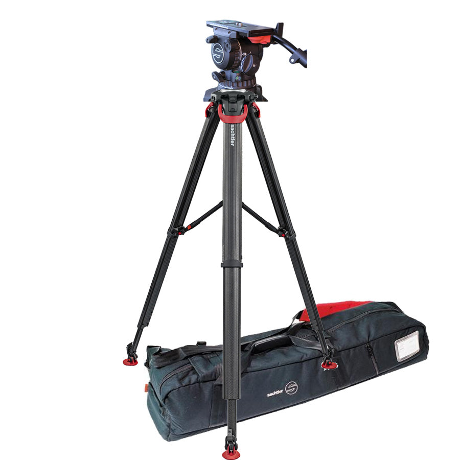 Sachtler aktiv12T Pre-Owned Head with Flowtech 100 MS Carbon Fibre Tripod