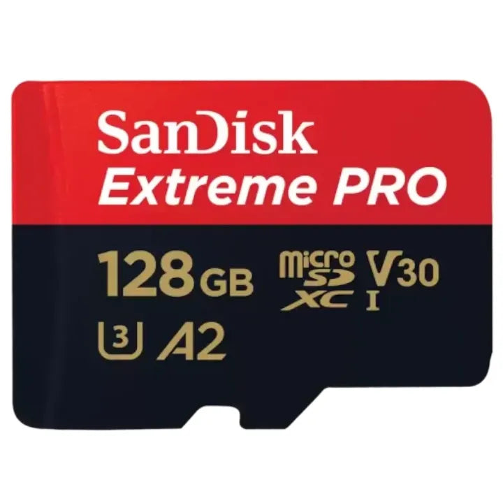SanDisk 128GB Extreme PRO microSDXC Memory Card UHS-1 with Adapter