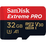 SanDisk 32GB Extreme PRO UHS-I microSDHC Memory Card (U3, Class 10)