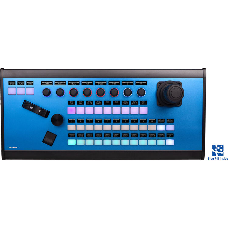 Skaarhoj PTZ Extreme Camera Controller with Blue Pill Inside