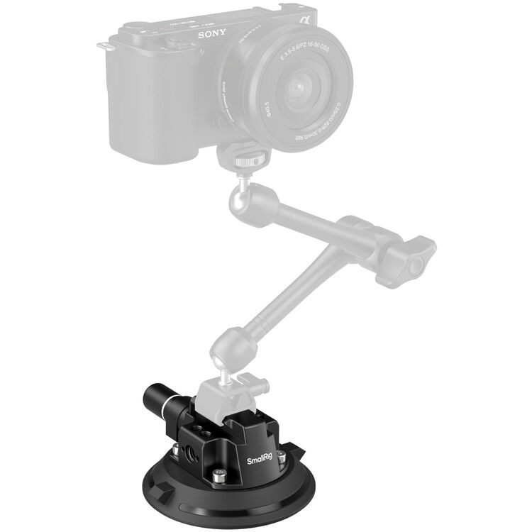 SmallRig 4'' Suction Cup Camera Mounting Support for Vehicle Shooting