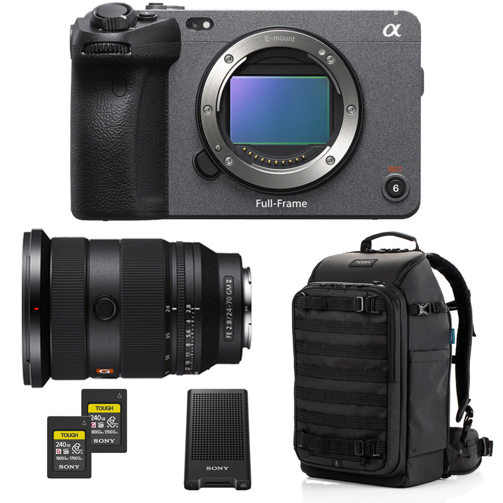 Sony FX3A Camera with Lens, Media and Bag