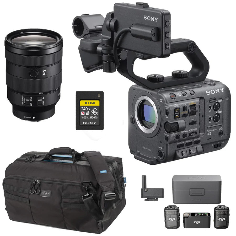 Sony FX6 Cinema Camera Starter Bundle