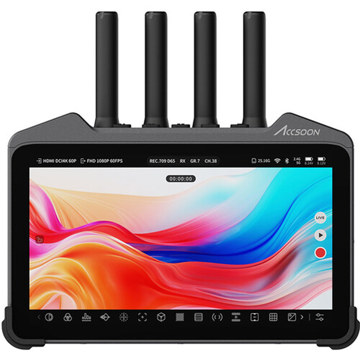 Accsoon CineView M7H 7-Inch Smart HDMI Monitor with Wi-Fi Streaming