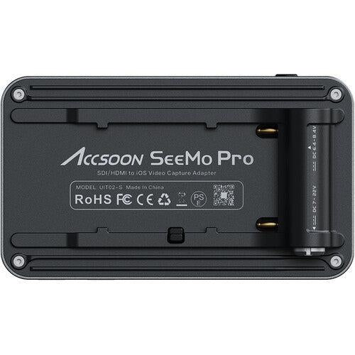 Accsoon SeeMo Pro SDI/HDMI to USB-C Video Capture Adapter for IOS