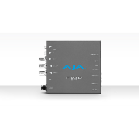 AJA 3G-SDI to SMPTE 2110 IP Video & Audio Mini-Converter