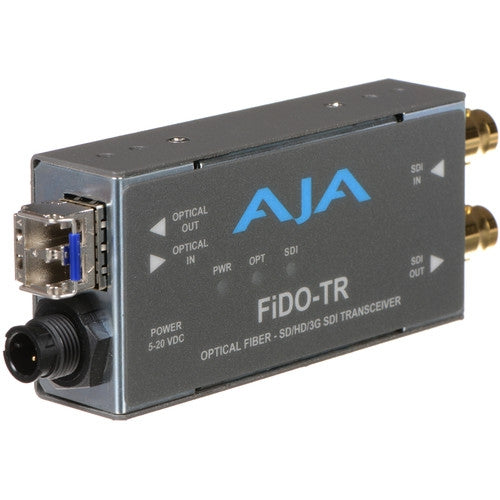 AJA FiDO-TR FiDO Single-Channel 3G-SDI / LC Fiber Transceiver