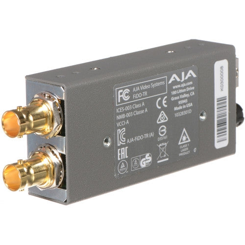 AJA FiDO-TR FiDO Single-Channel 3G-SDI / LC Fiber Transceiver