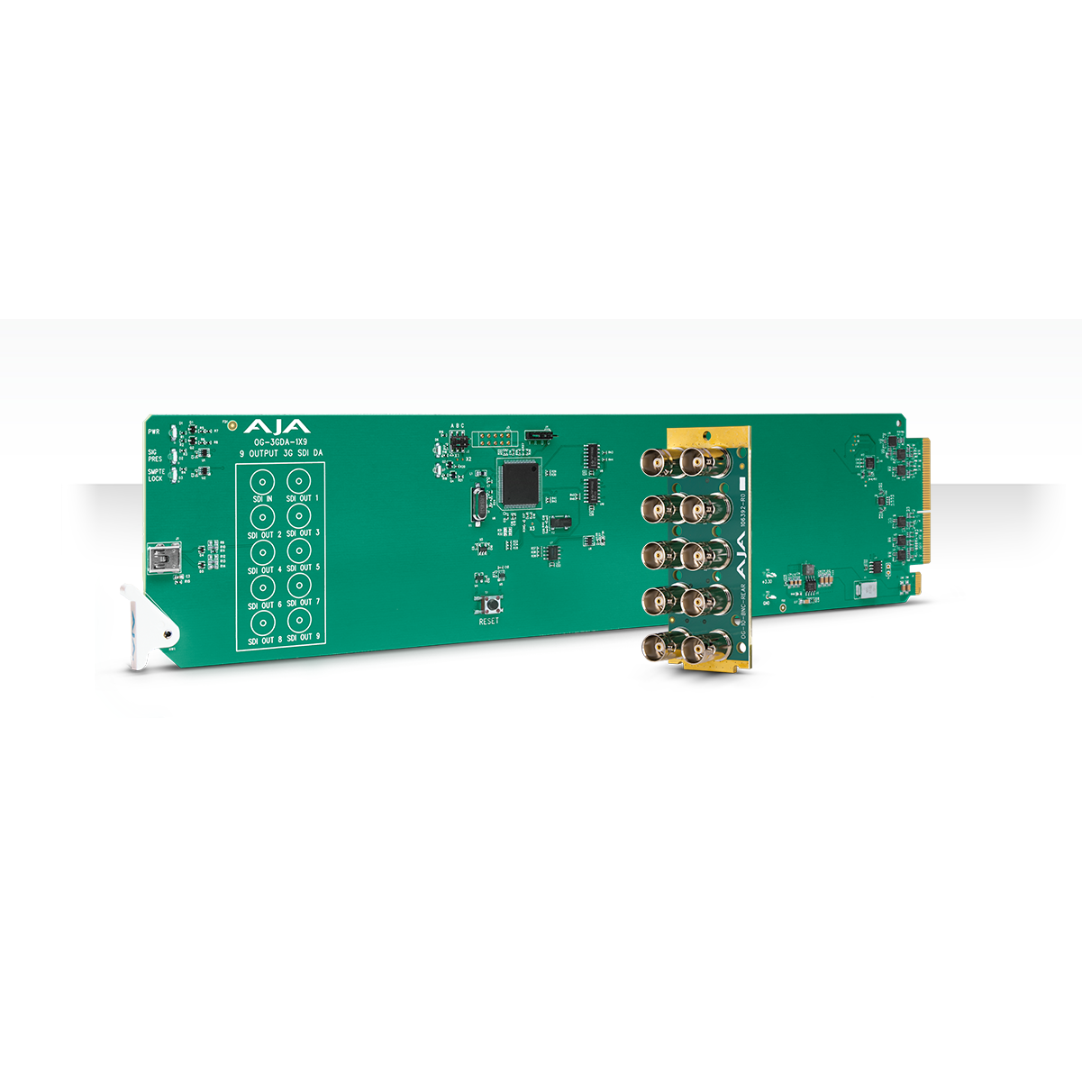 AJA OG-1x9-SDI-DA 3G-SDI Distribution Amplifier Card