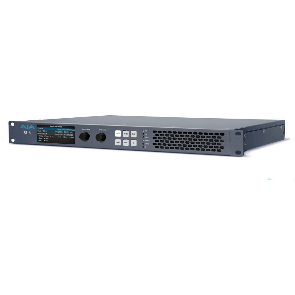 AJA FS8 Hybrid SDI/IP Media Processor